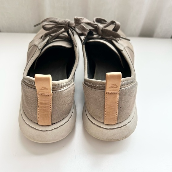Clarks tan cloudstepper sneakers walking shoes size 6.5 leather - Picture 5 of 6